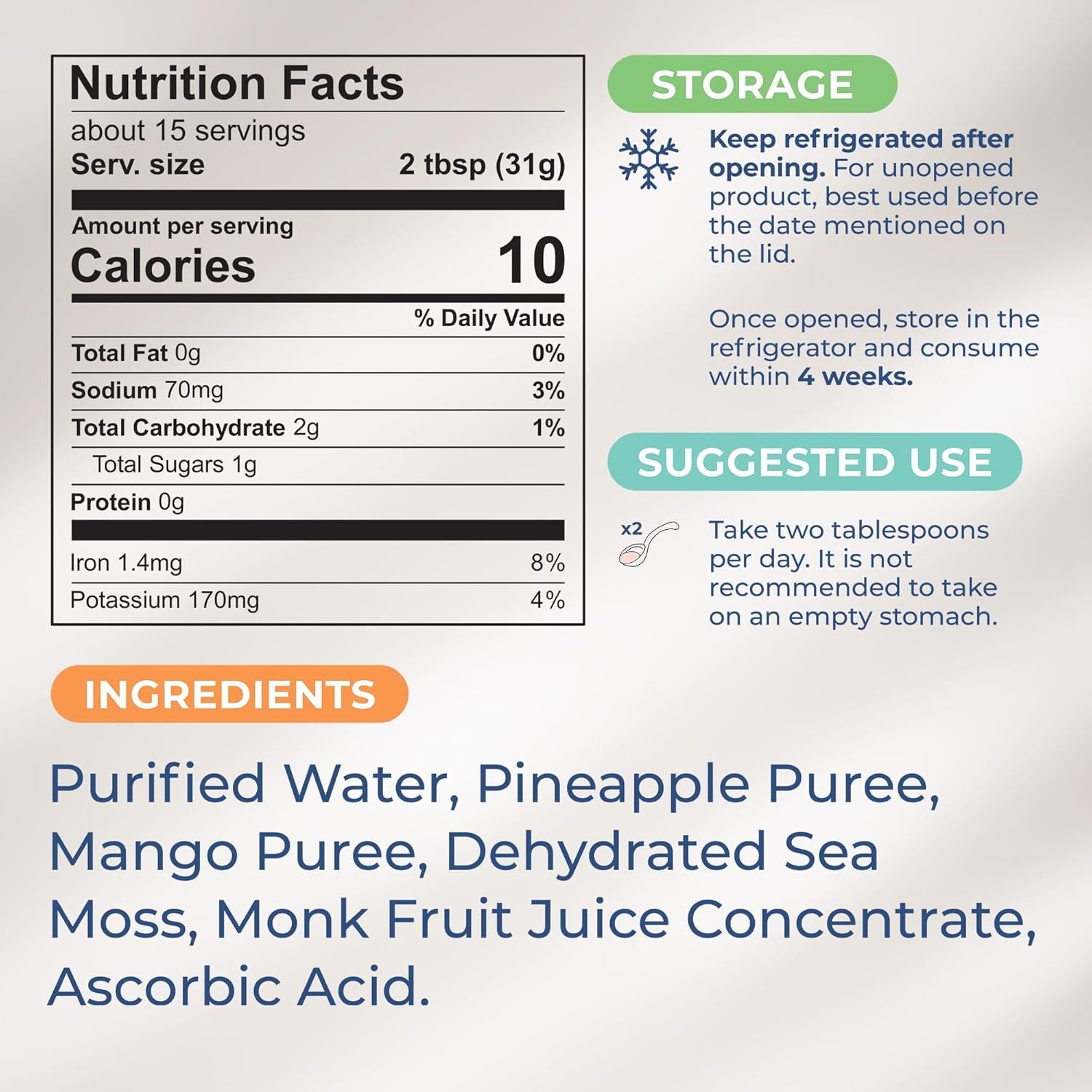 Wildcrafted Irish Sea Moss- Rich in Minerals, Proteins &amp; Vitamins – Antioxidant Health Sea Moss