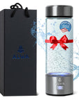 2025 Hydrogen Water Bottle W/Spe/Pem Technology – Borosilicate Glass & Cleaning Brush for Travel, Portable Hydrogen Generator, 3-Min Quick Electrolysis, 1700 PPB Hydrogen-Rich Water for Daily Use