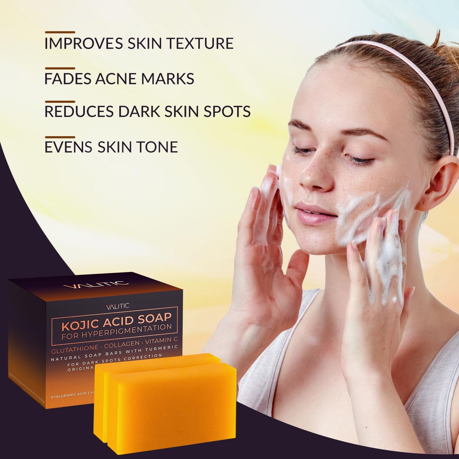 Kojic Acid Soap for Hyperpigmentation 