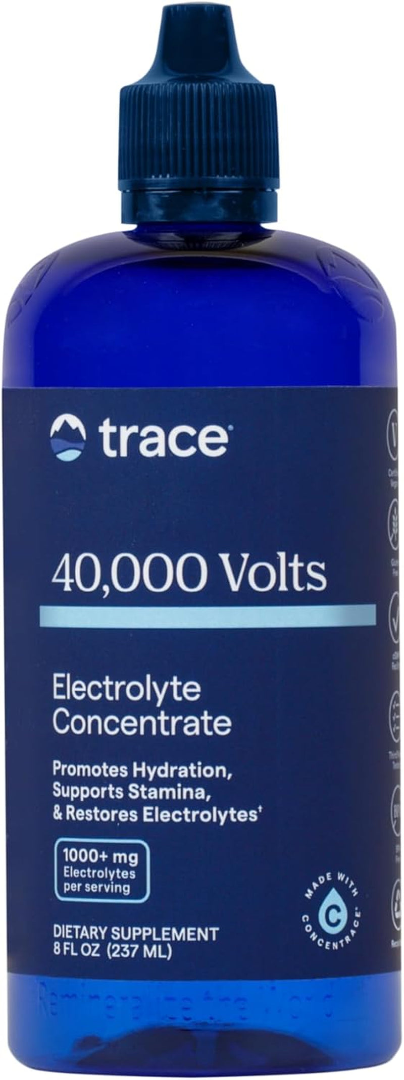 40,000 Volts - Concentrate Supplement Drops for Electrolyte Support - Support Muscle Health & Vitality 