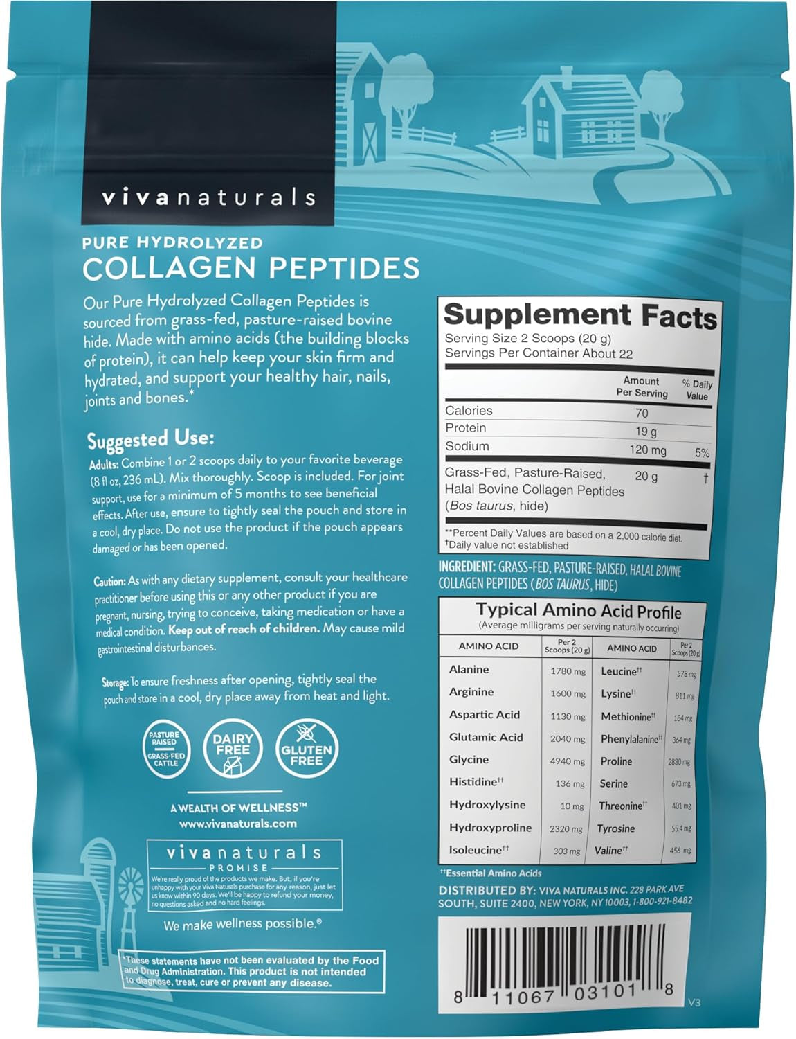 Hydrolyzed Collagen Peptides Powder 
