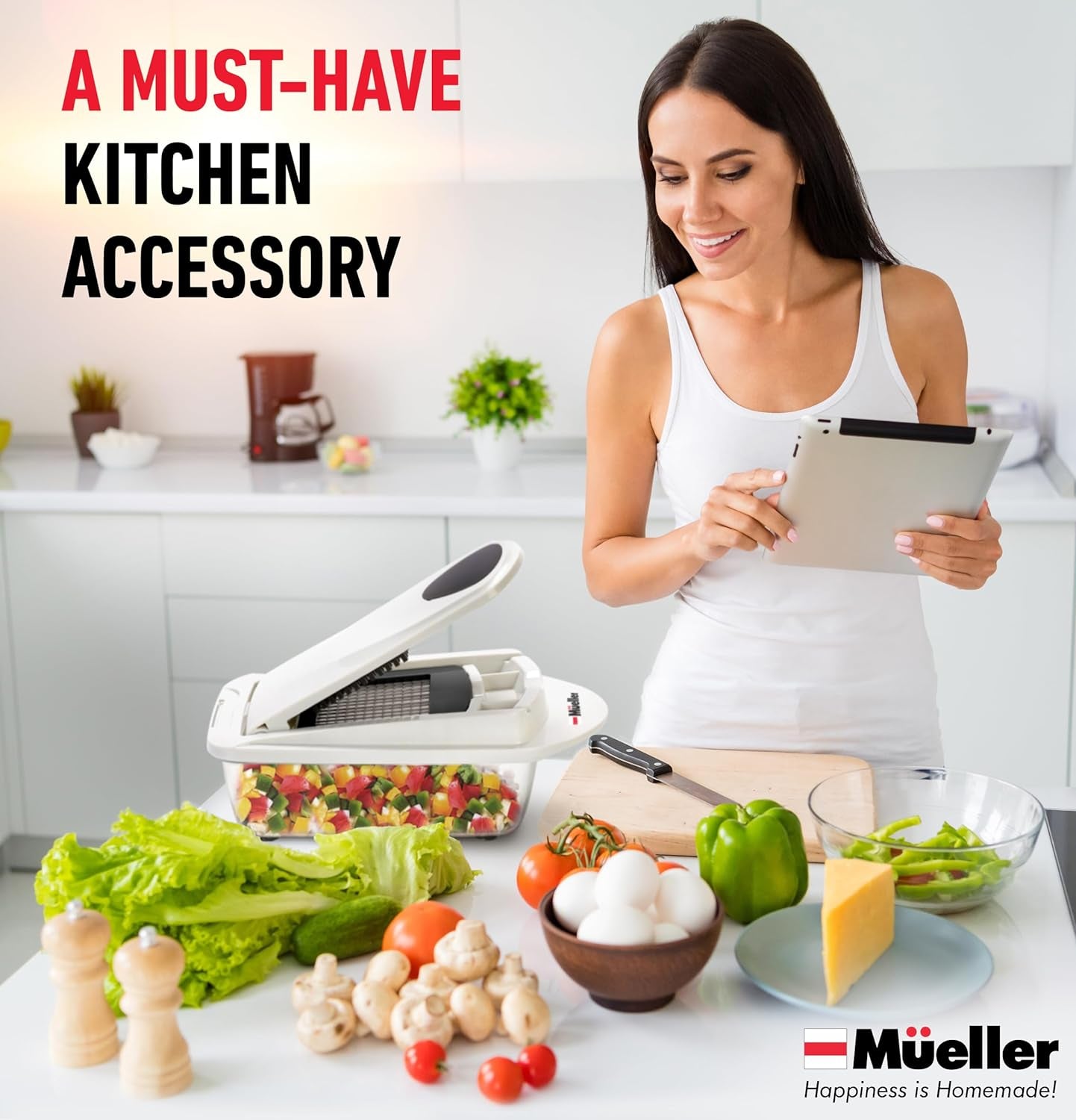 Pro-Series 10-In-1, 8 Blade Vegetable Chopper