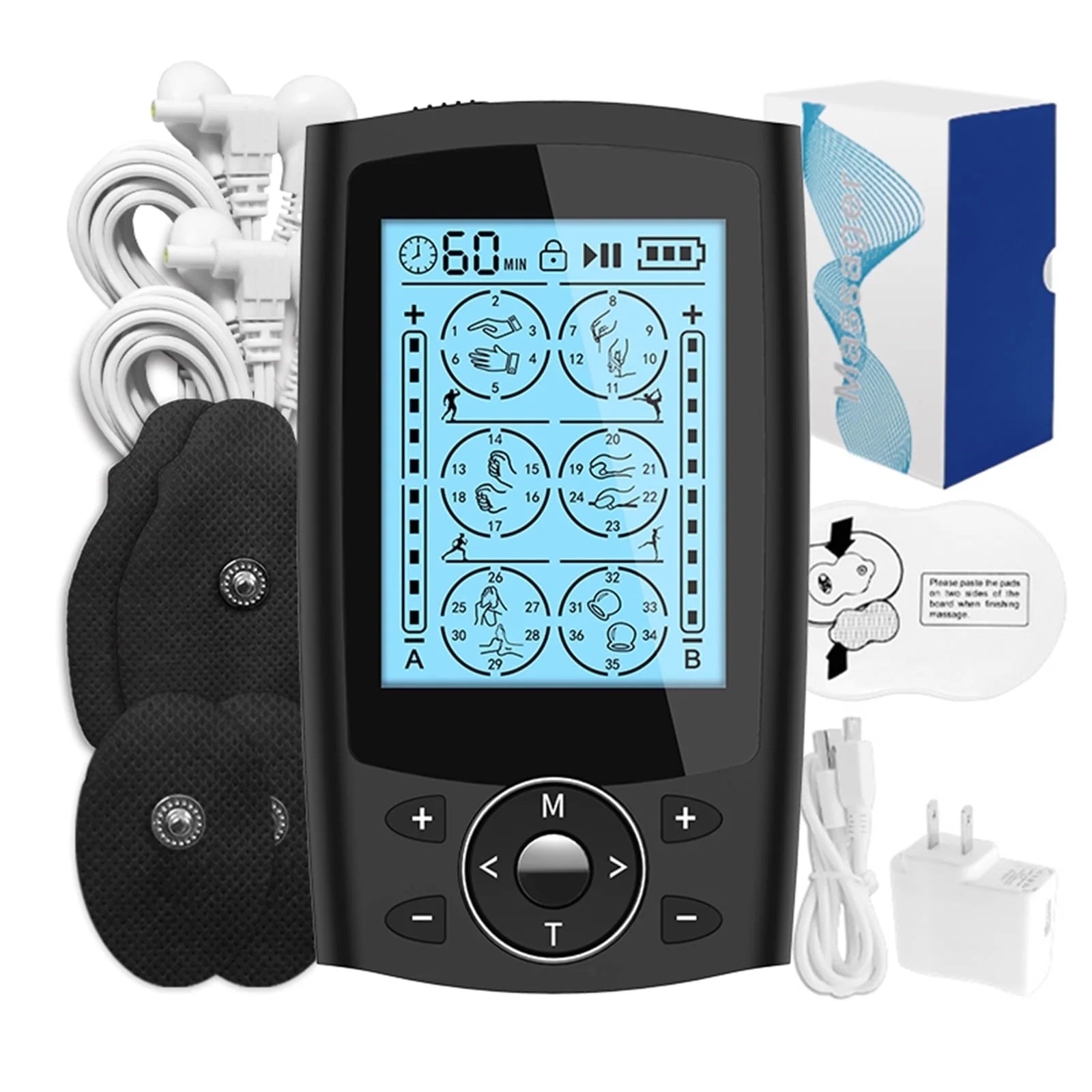TENS Unit Muscle Stimulator -EMS Back Massager