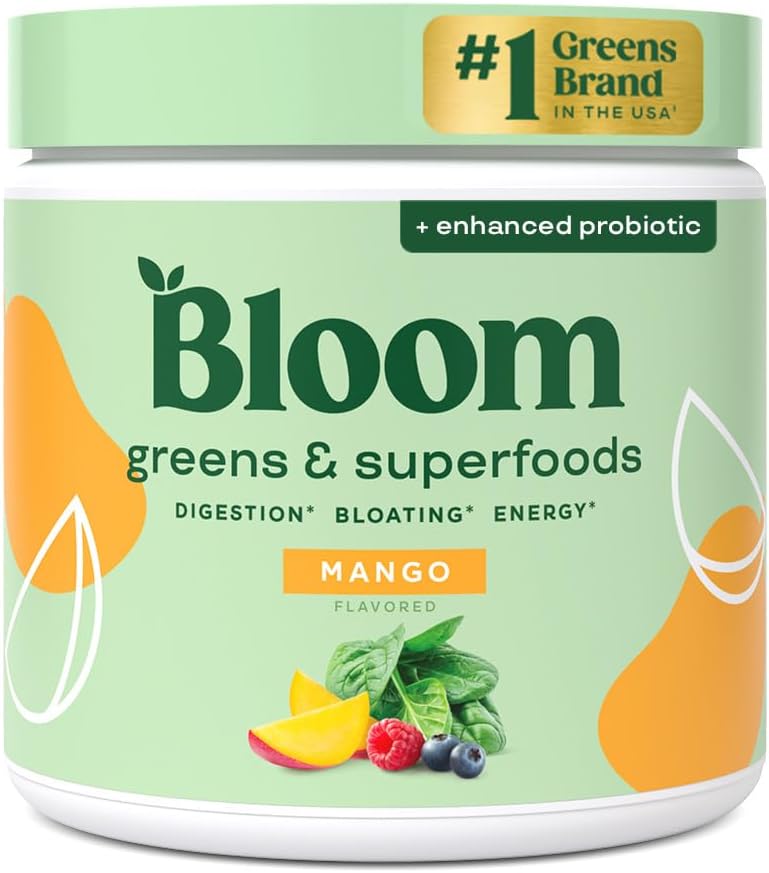 Superfood Greens Powder, Gut Health, Bloating Relief for Women