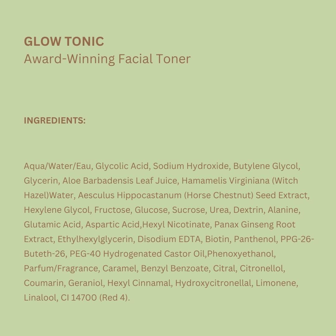 Glow Tonic Balancing Face Toner Glycolic Acid T