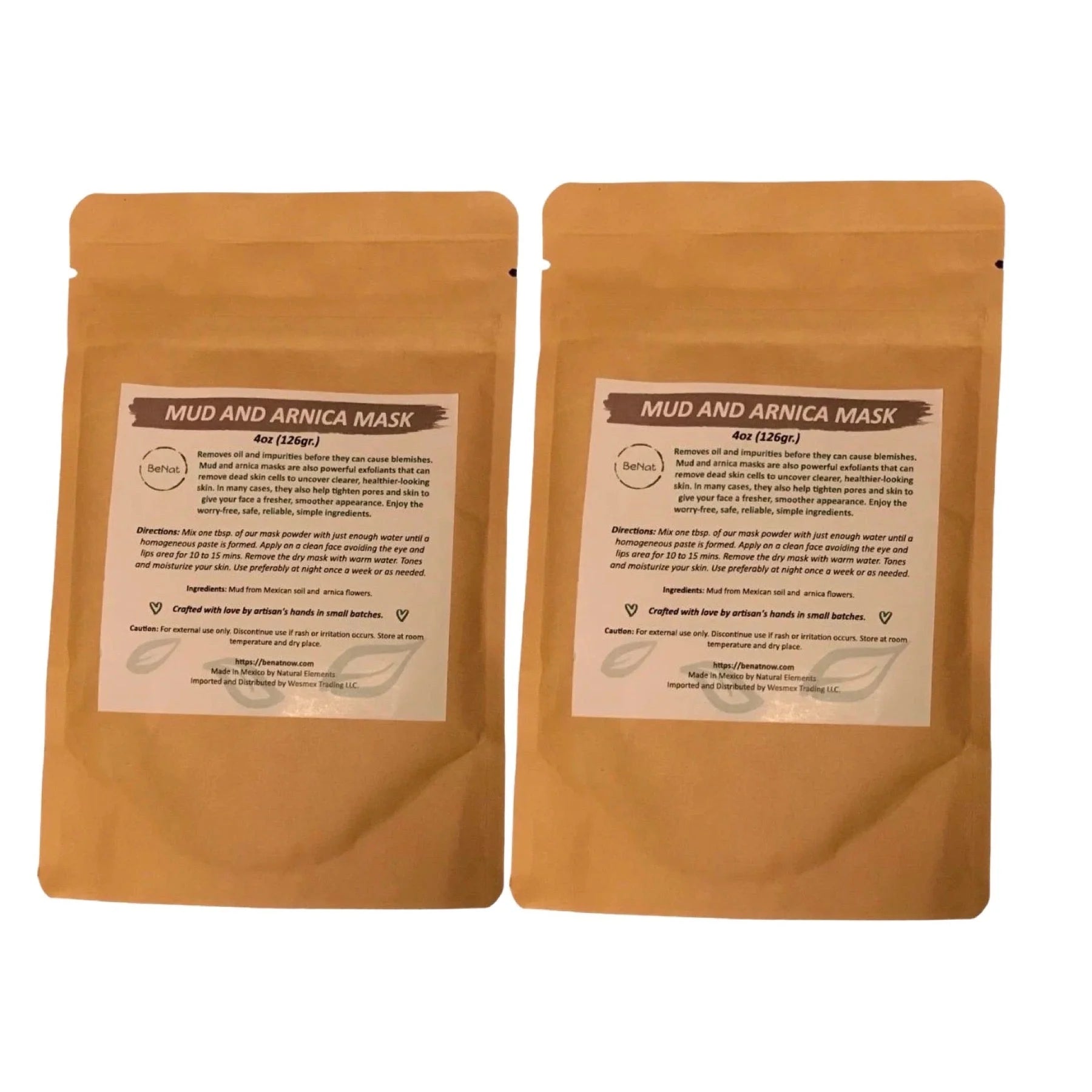 2-Pack Mud & Arnica Facial Mask