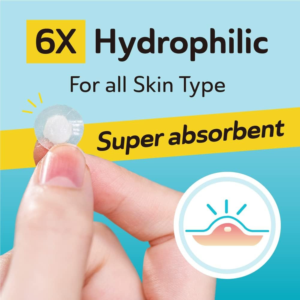 Ultra Invisible Acne Patches Salicylic Acid Acne Patches for Cystic Acne Blemish Patches Hydrocolloid Patches Zit Patches - Day and Night Use UPGRADED (Acne Specialist-96 Count -2 Sizes)