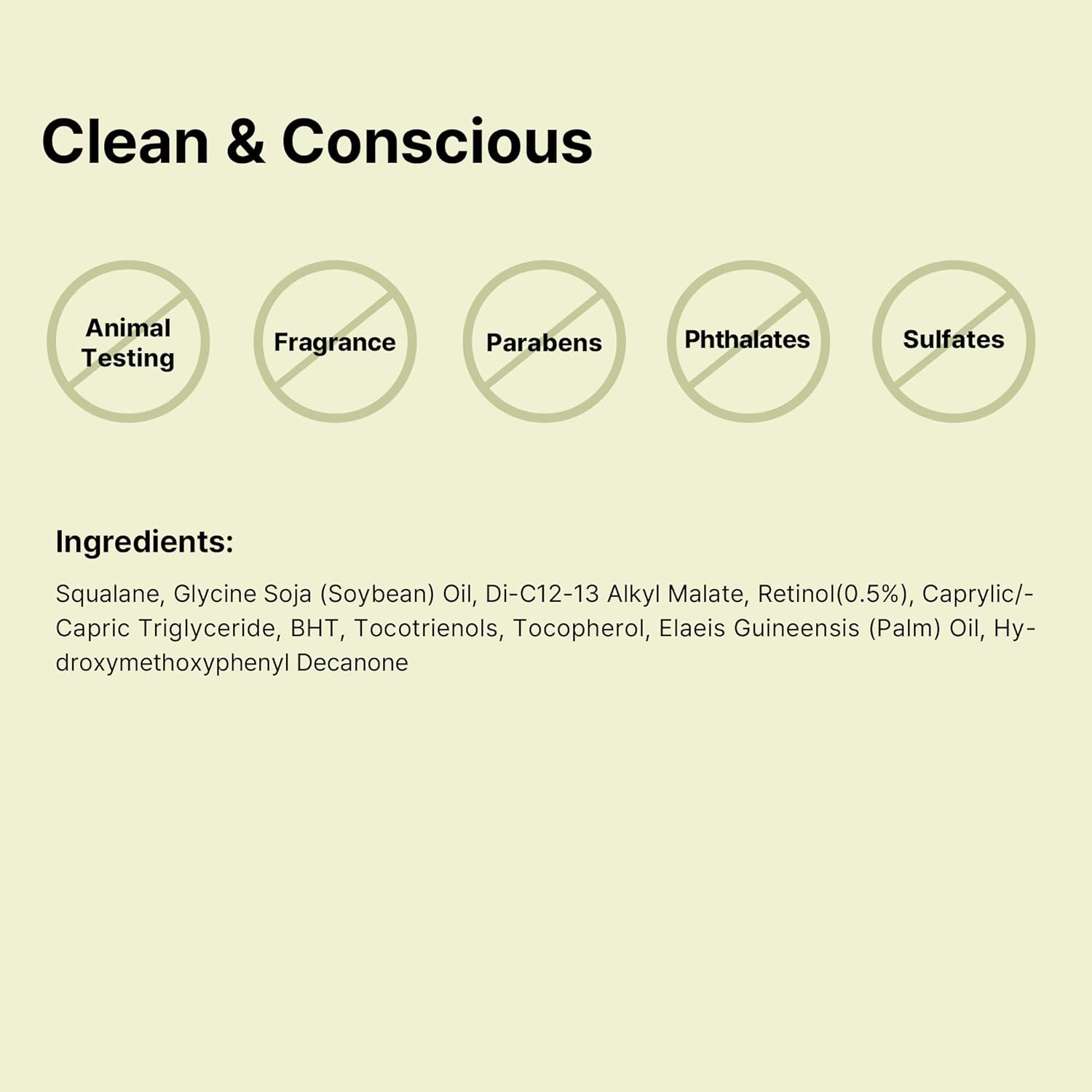 Retinol 0.5 Oil / Anti-Aging Serum 