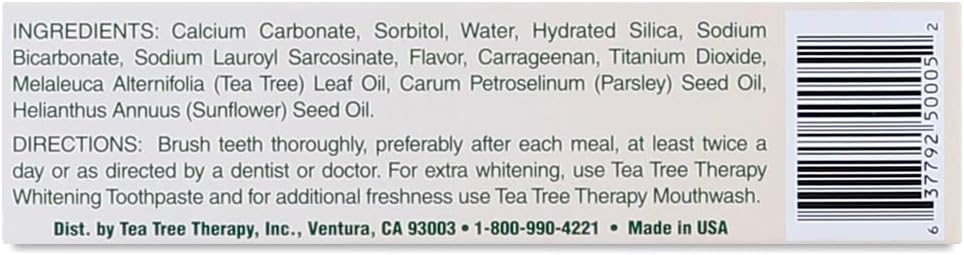 Toothpaste with Baking Soda 5 Oz (Pack of 2)