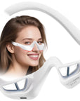 Under-Eye Red Light Therapy Glasses | LED Eye Massager for Puffiness, Wrinkles & Dark Circles | Skincare Beauty Device