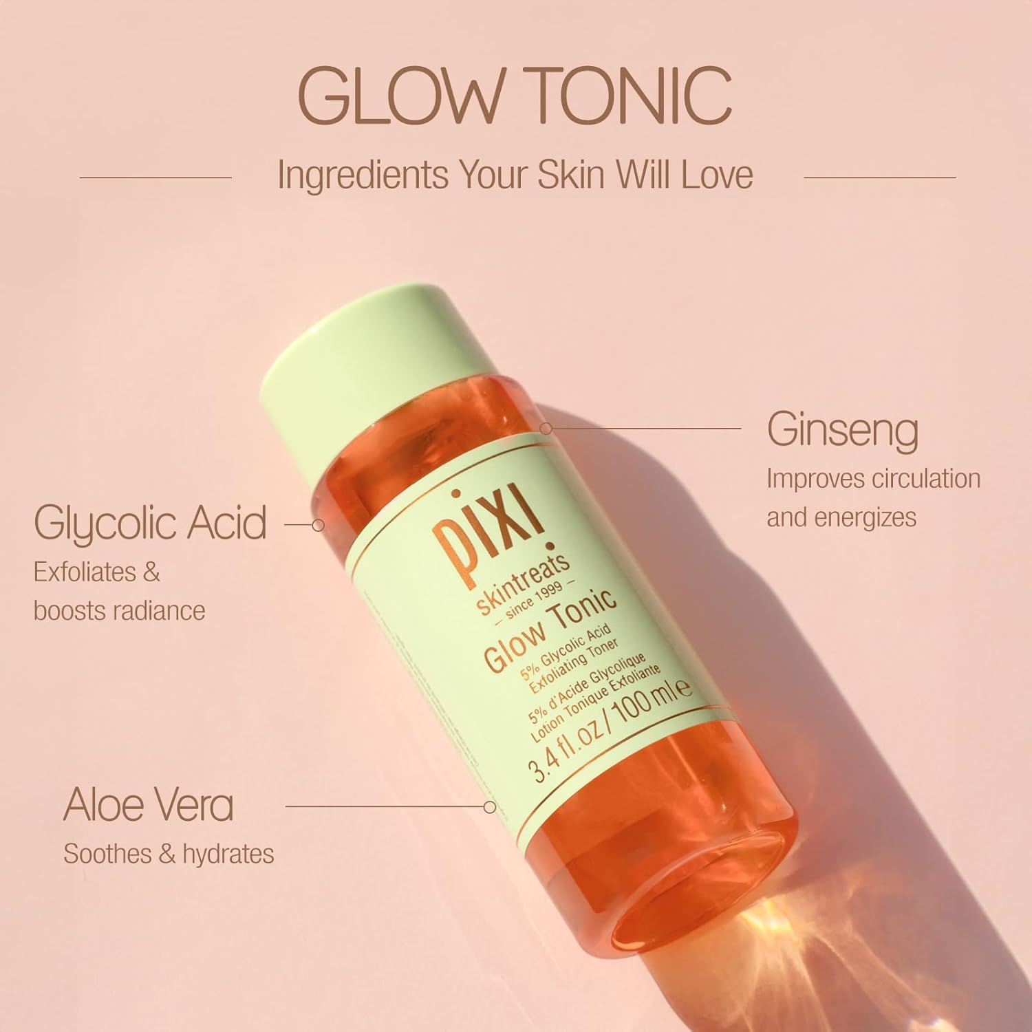 Glow Tonic Balancing Face Toner Glycolic Acid T