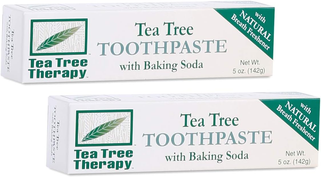 Toothpaste with Baking Soda 5 Oz (Pack of 2)