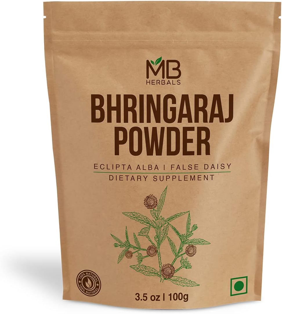 Pure Bhringraj Powder 100 Grams | Pure Bhringaraj Eclipta Alba Powder | Hair Growth