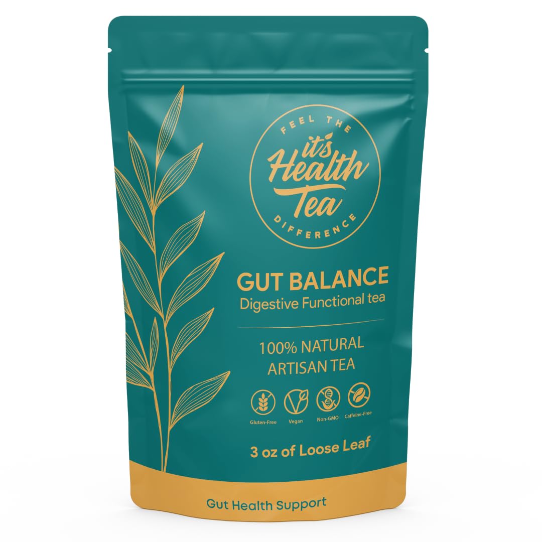 Gut Balance Herbal Tea – Caffeine-Free Digestive Blend (Loose Leaf)