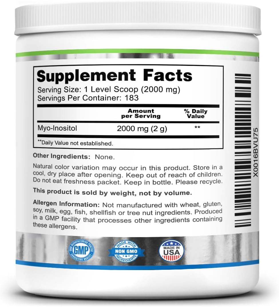 Myo-Inositol Powder - Supports Overall Reproductive Health