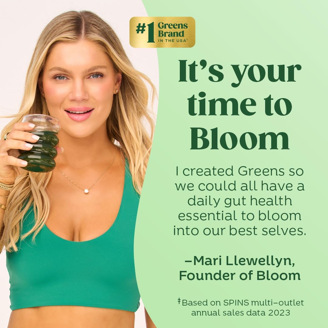 Superfood Greens Powder, Gut Health, Bloating Relief for Women