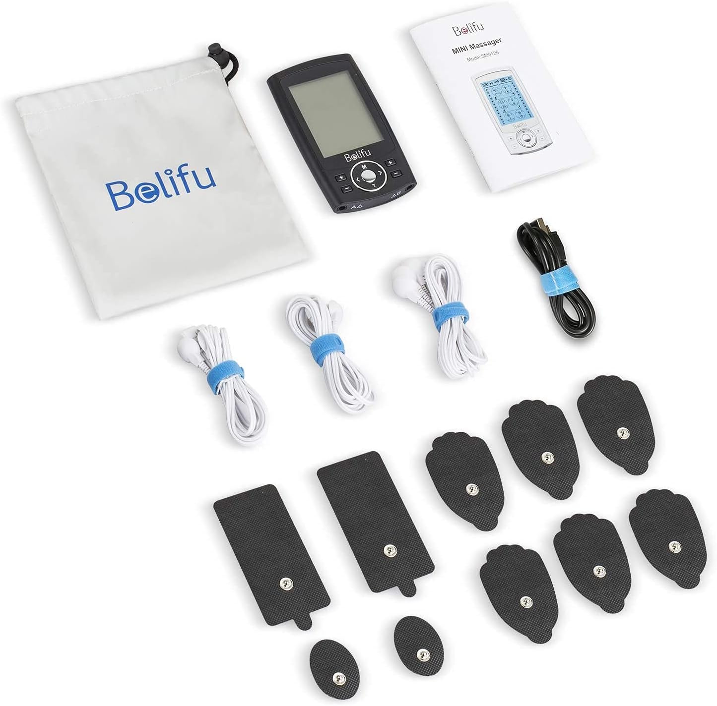 EMS Unit Massager – 24 Preprogrammed Modes for Pain &amp; Muscle Relief