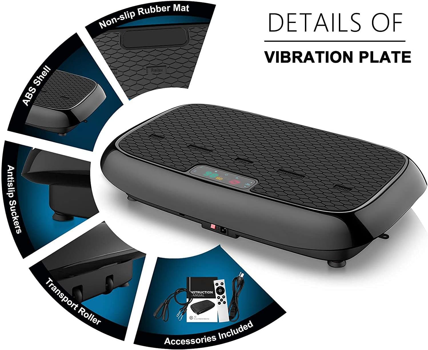 Vibration Plate -Home Fitness Equipment for Weight Loss &amp; Toning