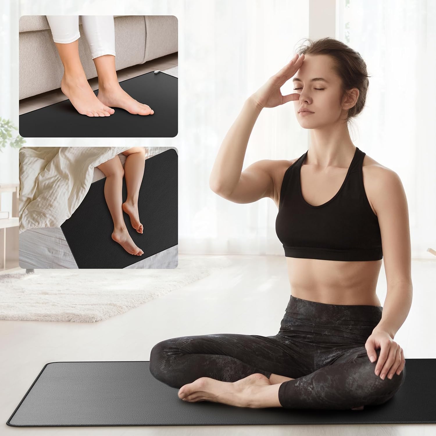 Grounding Mat – Earth Connection Pad for Energy, Sleep & Stress Relief (35.4" x 23.6")