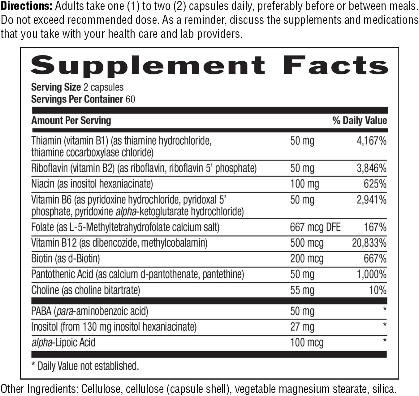 Coenzyme B-Complex Vitamin, Support Energy and Metabolism