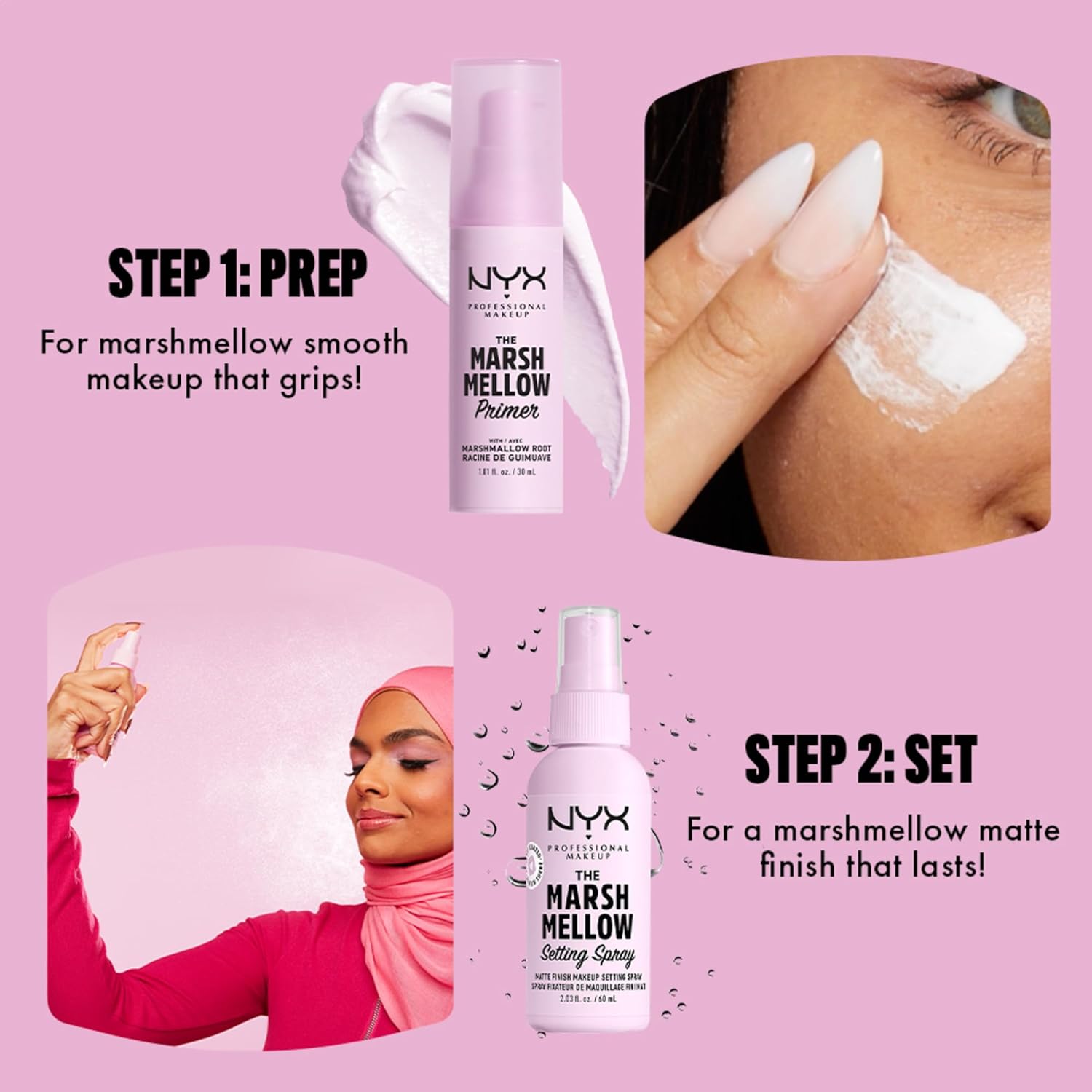 Marshmellow Smoothing Primer, Vegan Face Primer, 10-In-1 Skin Benefits