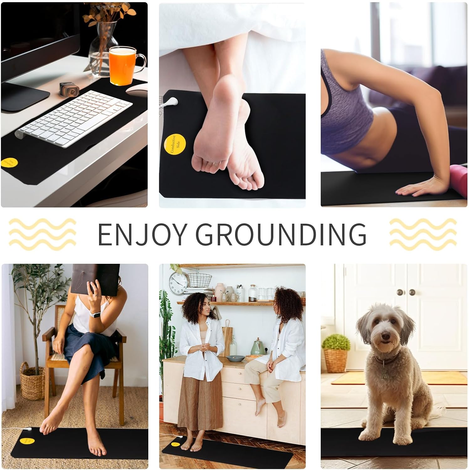  Grounding Mat Kit – Earth Energy Wellness Pad 