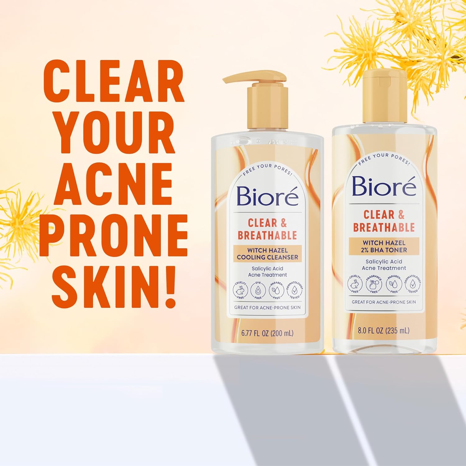 Biore Clear & Breathable Cooling Cleanser