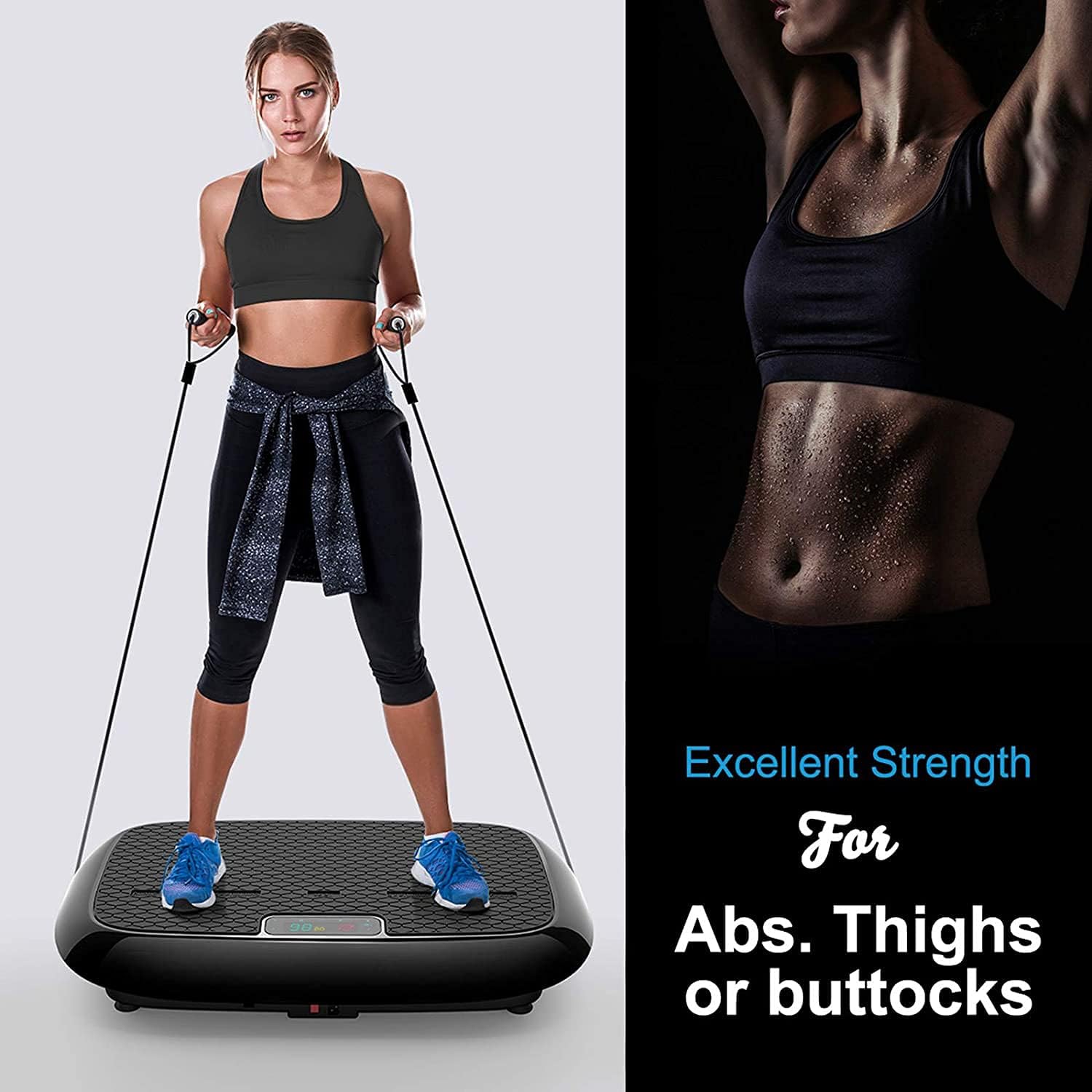 Vibration Plate -Home Fitness Equipment for Weight Loss &amp; Toning