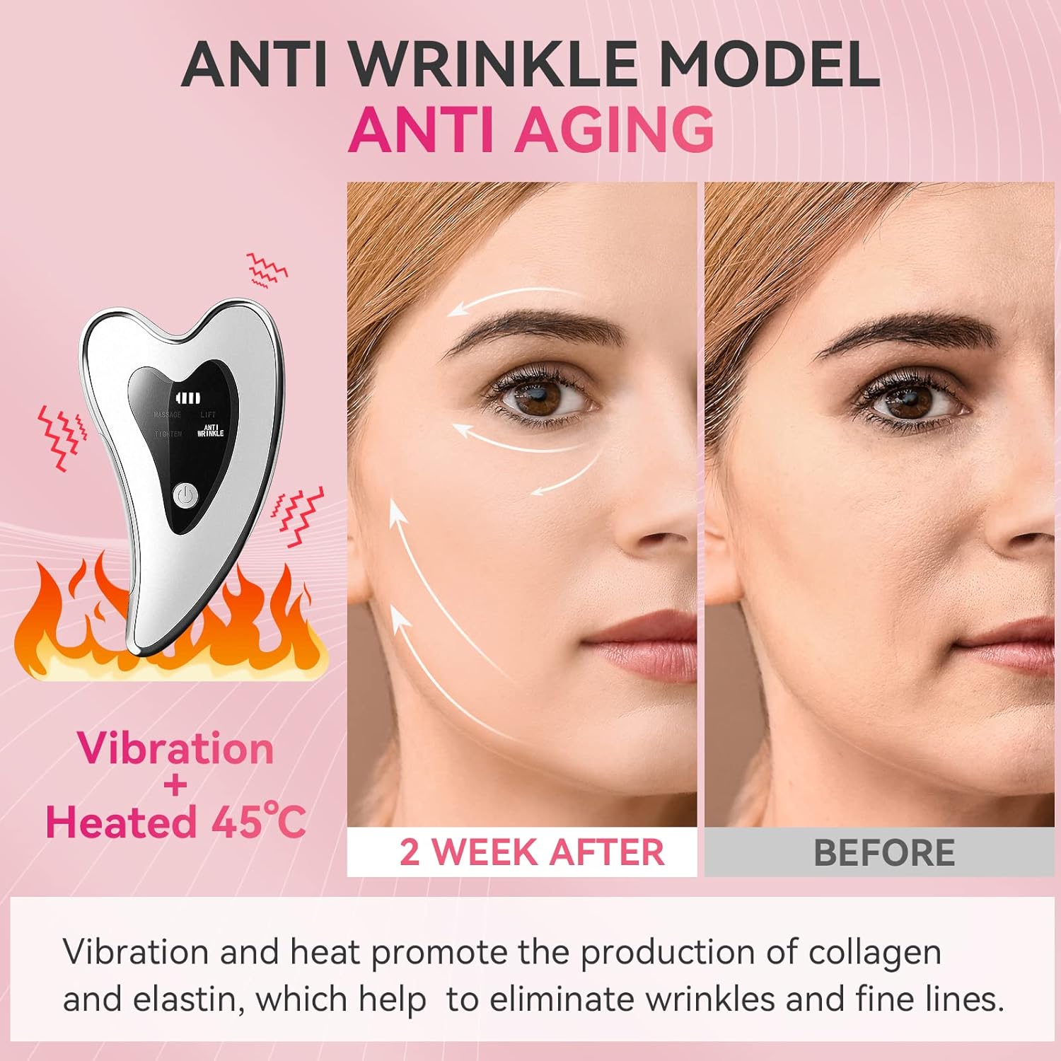 Electric Gua Sha Facial Tools - Face Sculpting Tool/Lift Device -
