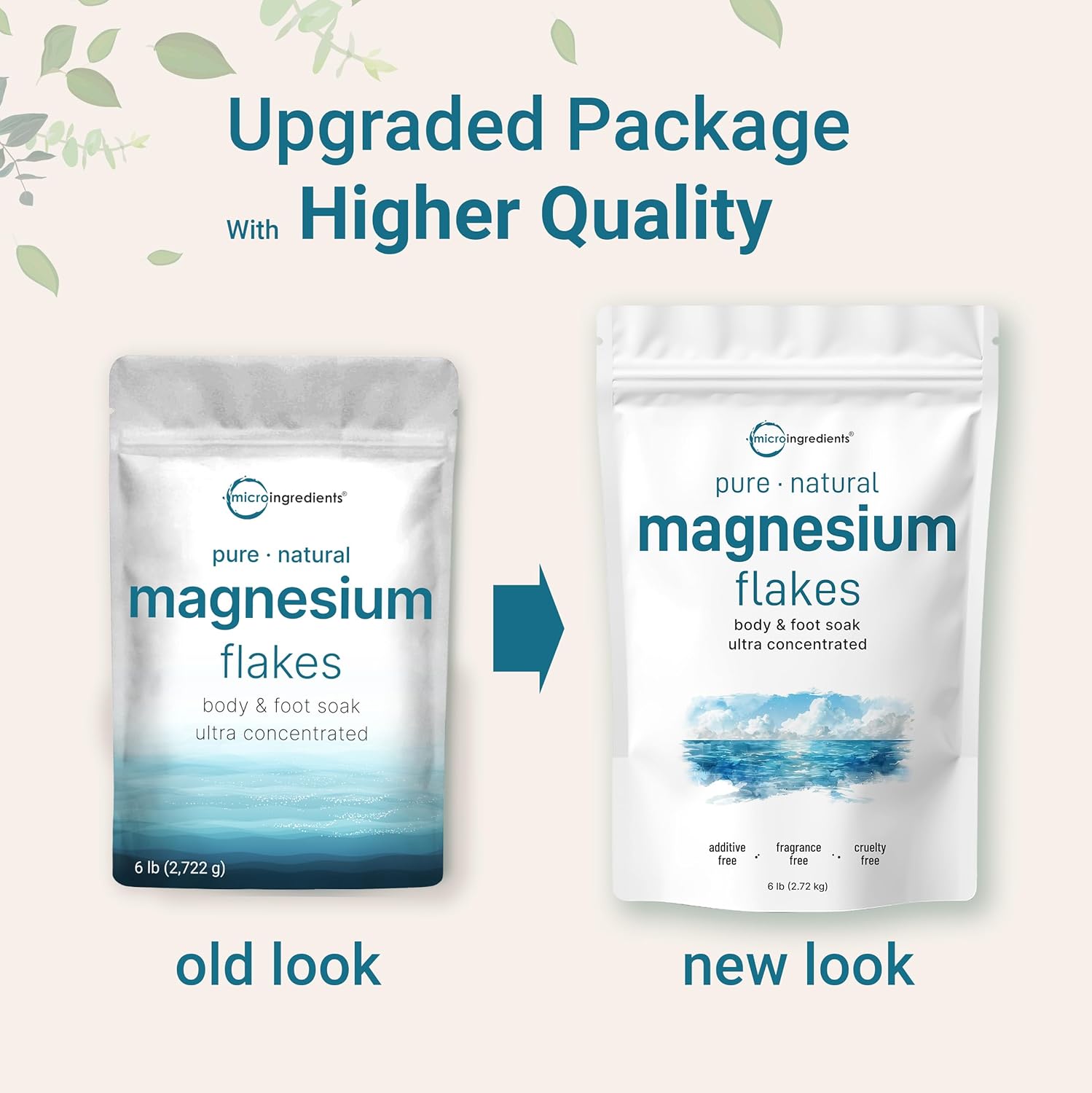 Magnesium Flakes, 6Lbs | Great Alternative to Epsom Salt
