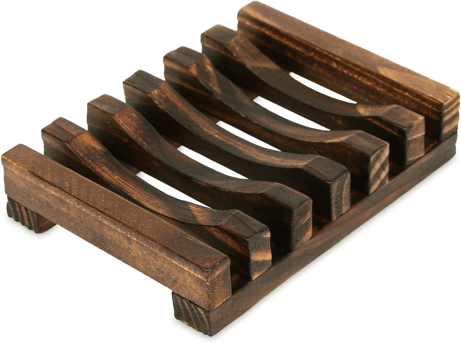 Wooden Soap Dish Soap Saver Holder Soap Tray for Bathroom Shower 