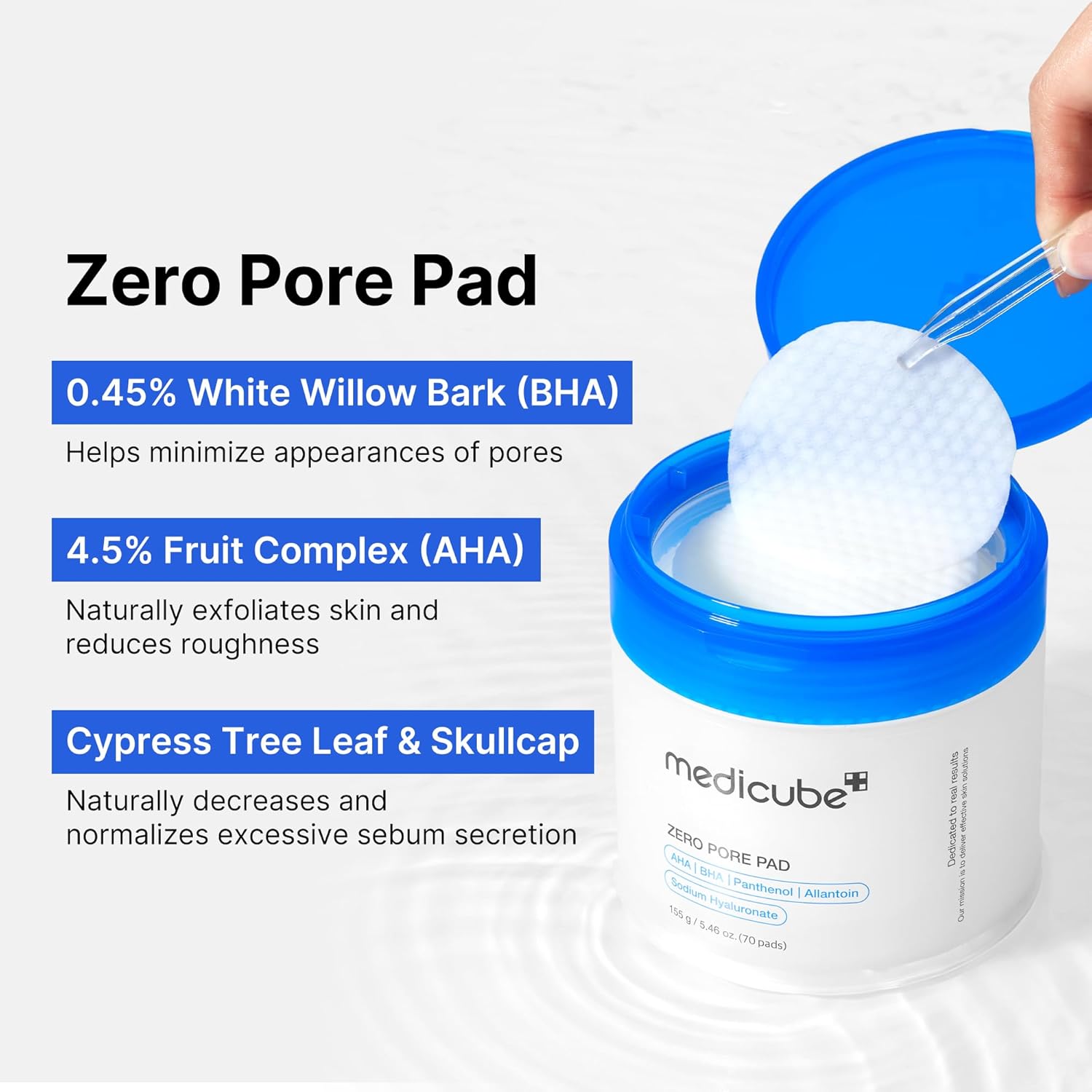 Zero Pore Pads-Textured Facial Toner Pads