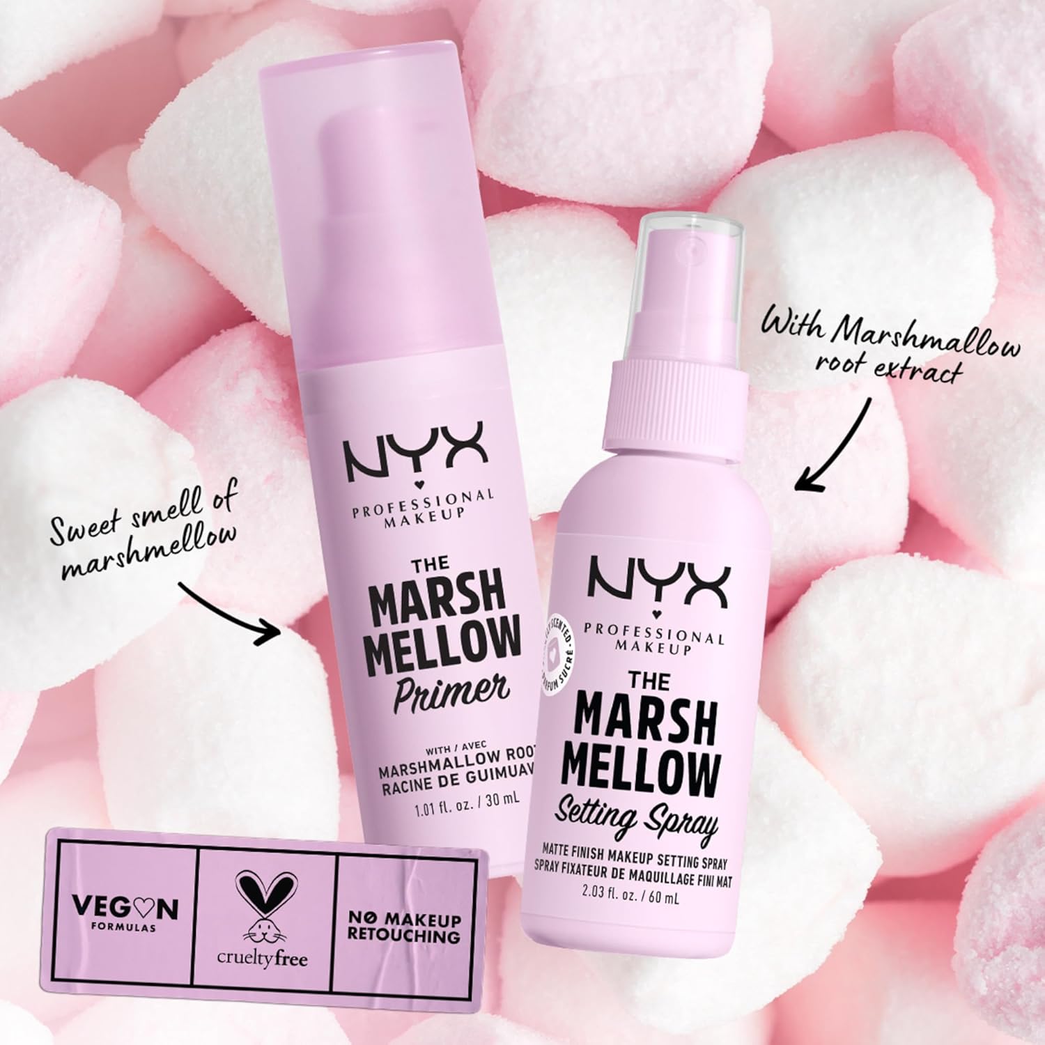 Marshmellow Smoothing Primer, Vegan Face Primer, 10-In-1 Skin Benefits