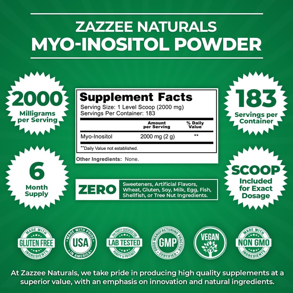 Myo-Inositol Powder - Supports Overall Reproductive Health