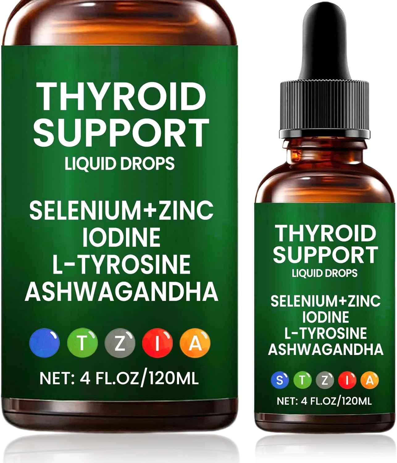 Thyroid Support Complex – Iodine, Tyrosine & Ashwagandha Drops