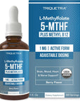 Organic Methyl Folate 1000 Mcg + Methyl B12 Cofactor 