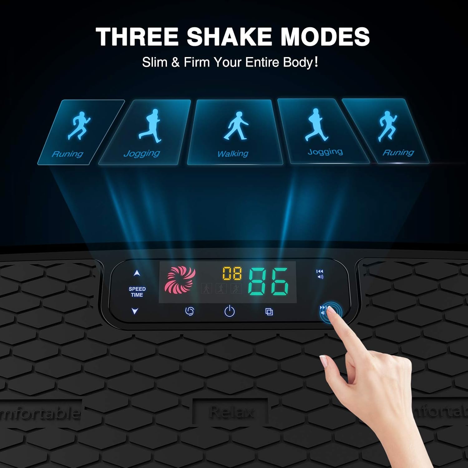 Vibration Plate -Home Fitness Equipment for Weight Loss &amp; Toning