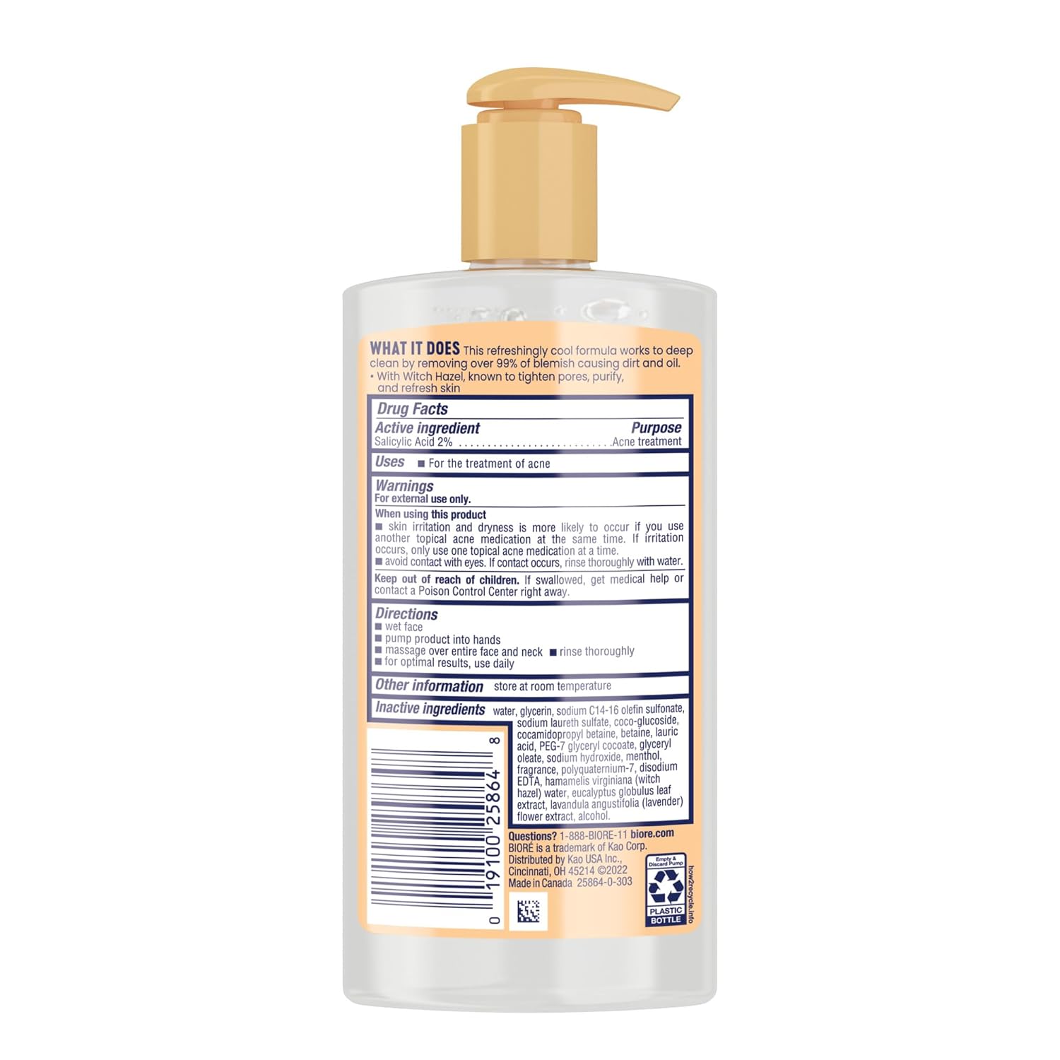 Biore Clear &amp; Breathable Cooling Cleanser