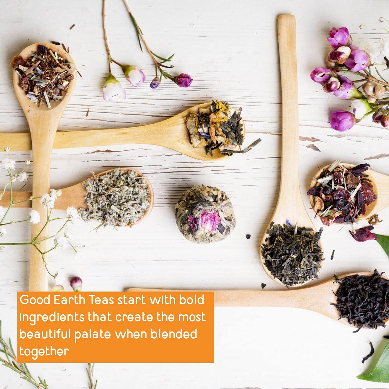 Good Earth Herbal &amp; Black Tea, Sweet &amp; Spicy