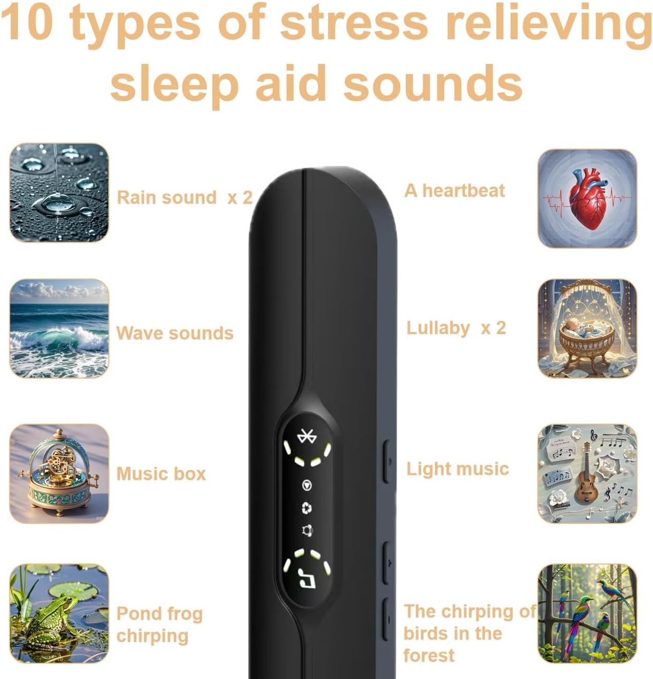 Pillow Speaker - Sleep Sound Machine for Deep Rest & Recovery