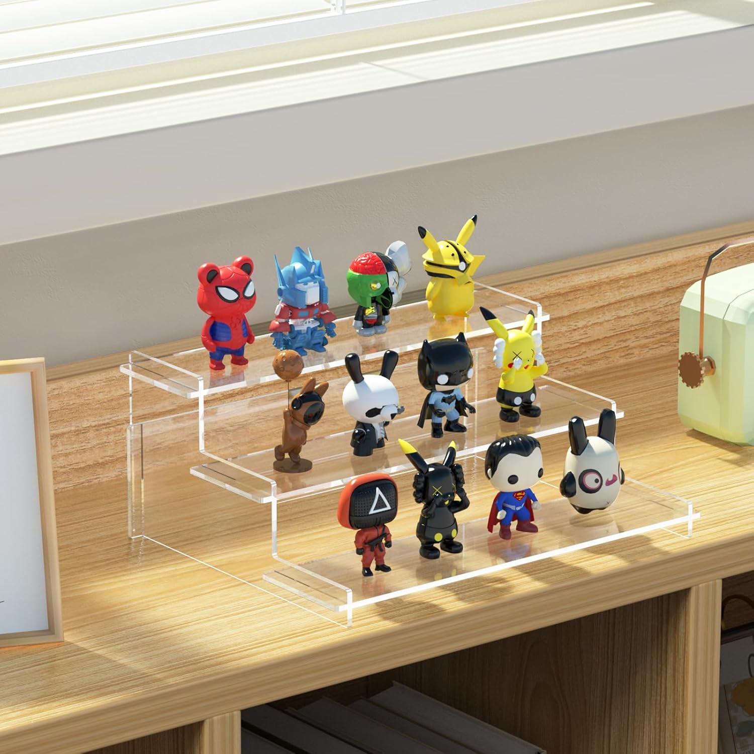 3 Tier Display Shelf for Figures and Collection and Organizer