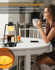 Candle Warmer Lamp Dimmable Timer: Melting Wax Candles Vintage Fits Large Small Jar 