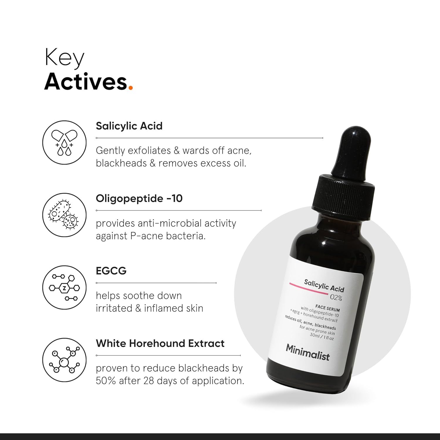 2% Salicylic Acid Serum for Acne, Blackhead & Open Pores 