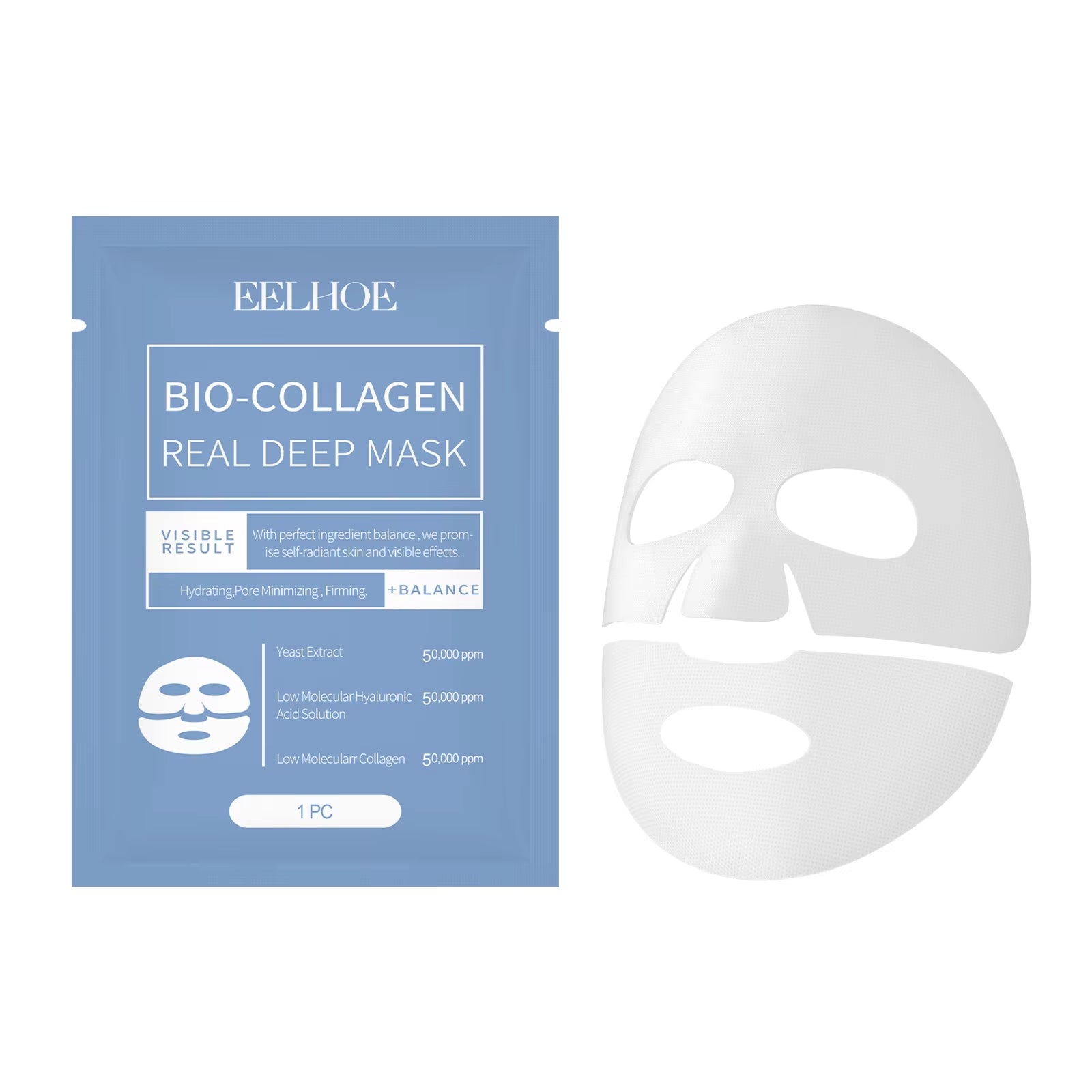 Collagen Mask Moisturising & Refreshing Sheet Mask Hyaluronic Acid Mask Skin Care Products