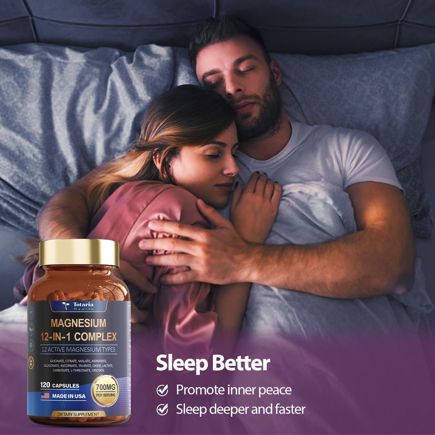 Magnesium Complex 700Mg 12 in 1 Magnesium Supplement 