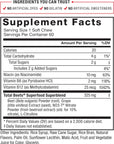 Total Beets Soft Chews, Antioxidants, Healthy Energy Supplement with Elite Ingredients