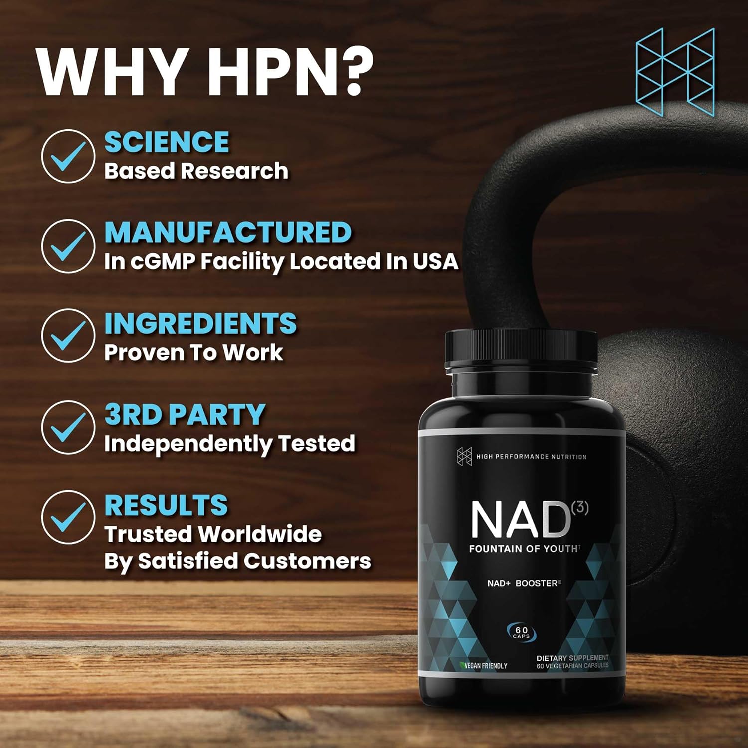 NAD+ Booster (NAD3), anti Aging Cell Booster, NRF2 Activator