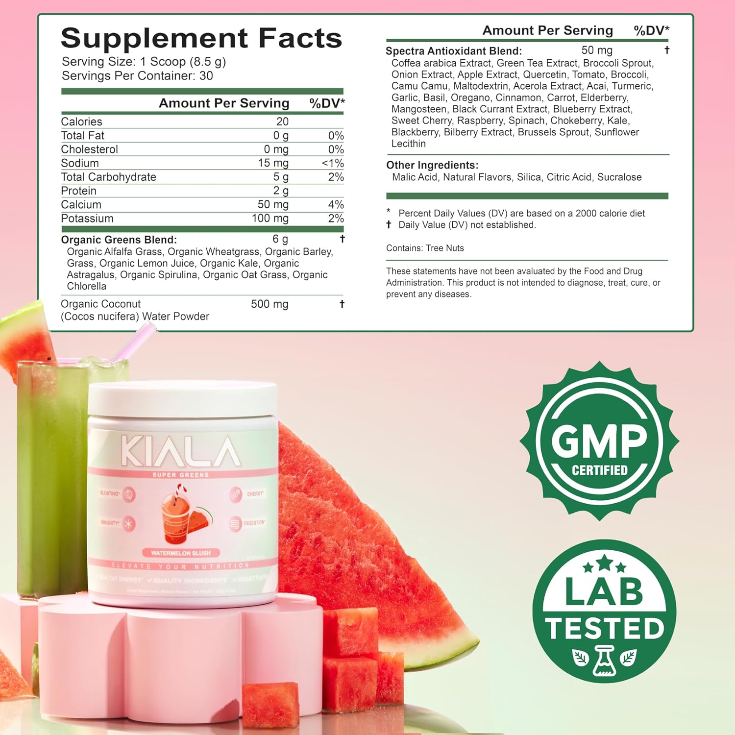 Super Greens, Organic Greens Powder- Gut Health, Immunity &amp; Energy