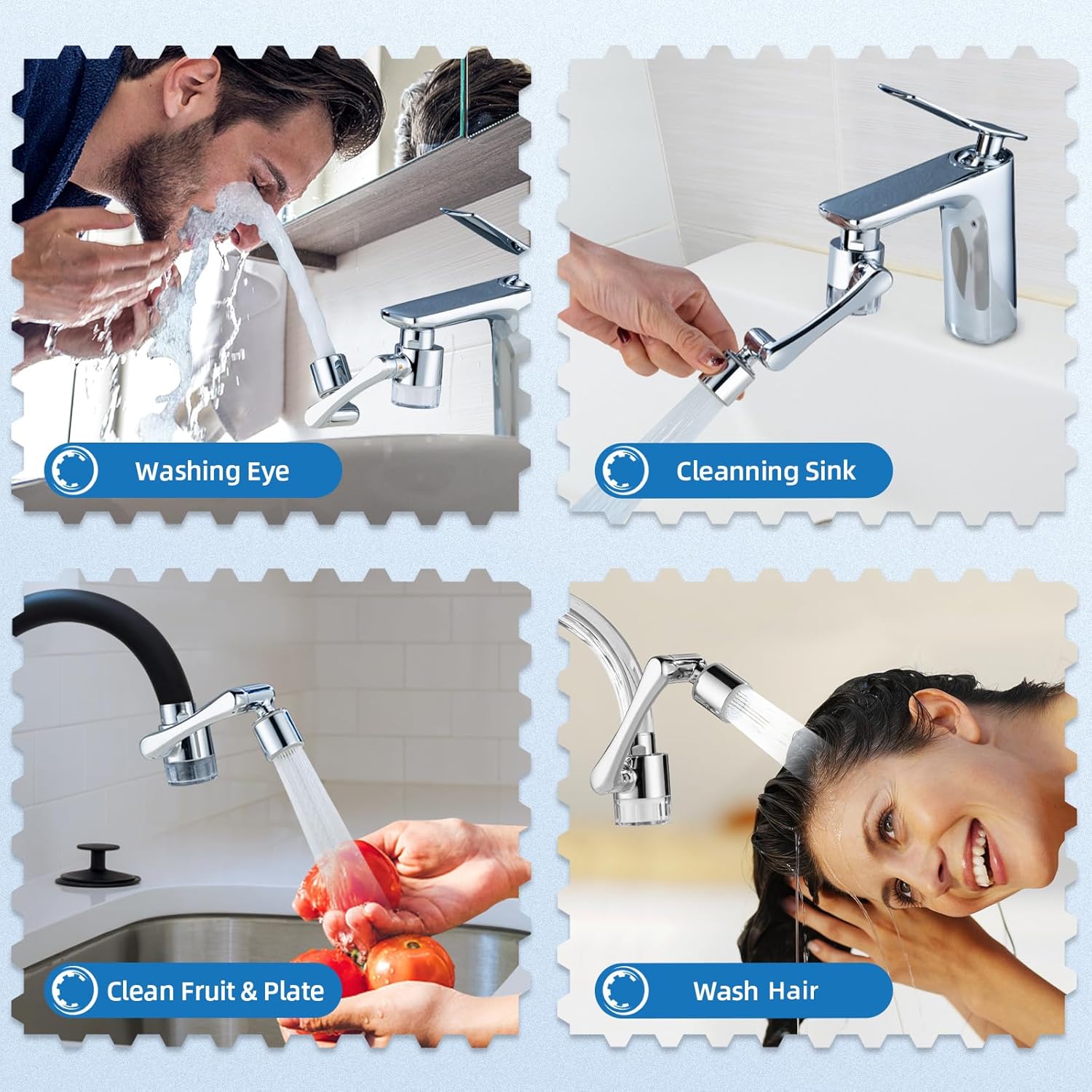  Rotating Sink Water Filter + Aerator
