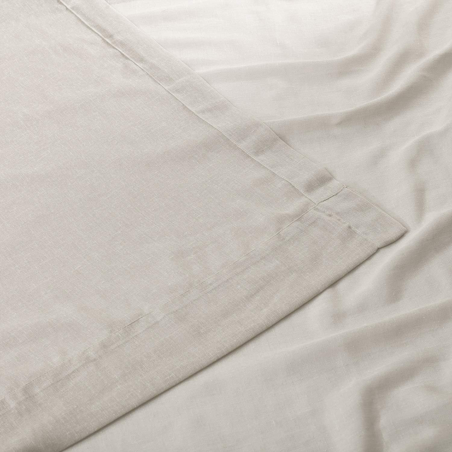 Linen Sheer Curtains 96 Inches Long Linen Curtain for Bedroom &amp; Living Room 50W X 96L